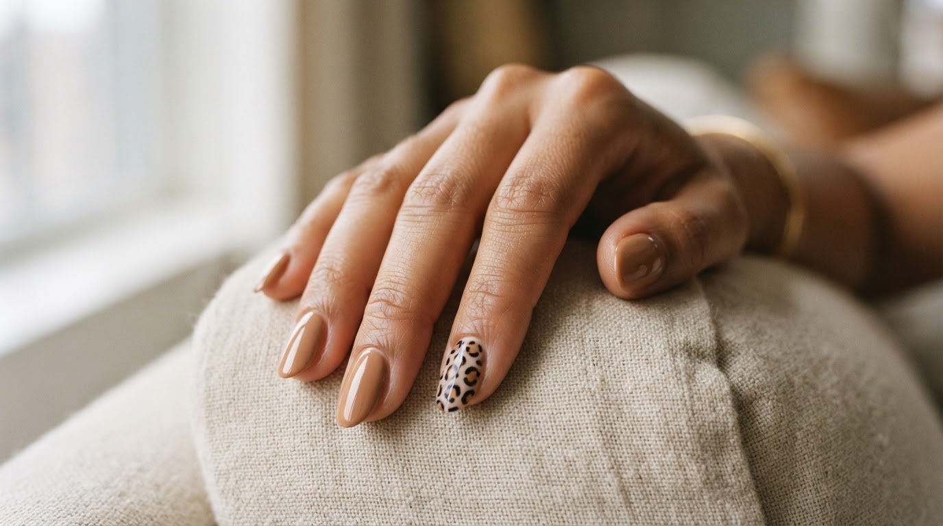 Ongles léopard : une touche discrète ou le motif partout ?